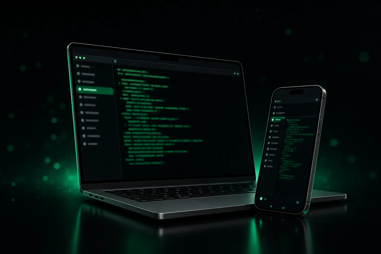 mShell on MacBook and iPhone